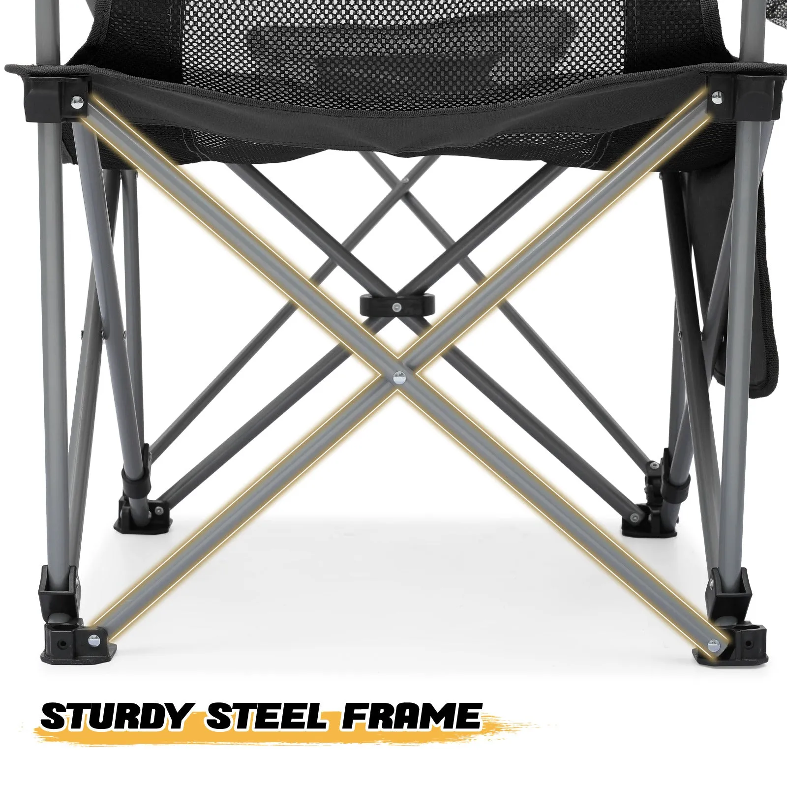 Outdoor Camping Chairs - Steel Tube - Oxford Fabric