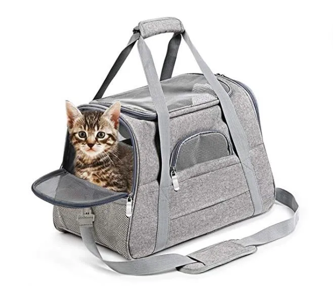 Outdoor Travel Lightweight Pet Carriers Dog Cat Puppy Carrier Tote Bag Portable Wholesale Cat Bag