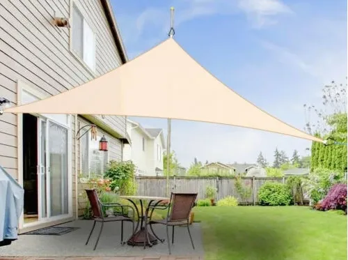 Outdoor Waterproof And Anti-Ultraviolet Sunshade Sail Triangle Sunshade Outdoor Awning Garden Terrace Swimming Pool Awning