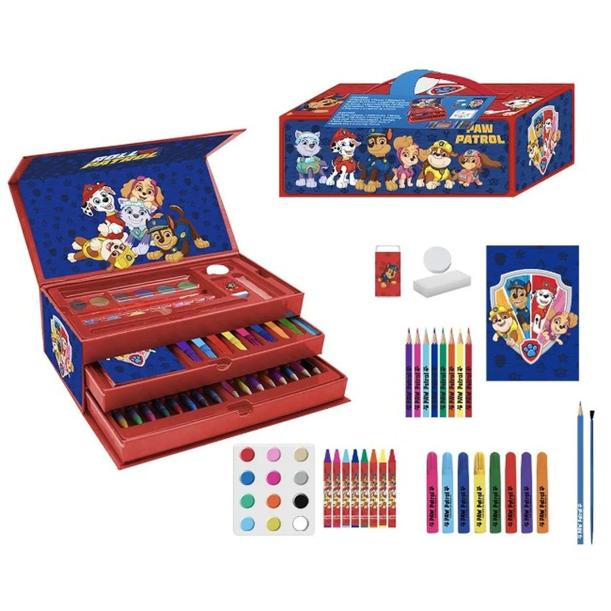 Painting set The Paw Patrol Briefcase