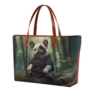 Panda Frenchie Women's Tote Bag - Chic and Capacious Choice for Frenchie Lovers