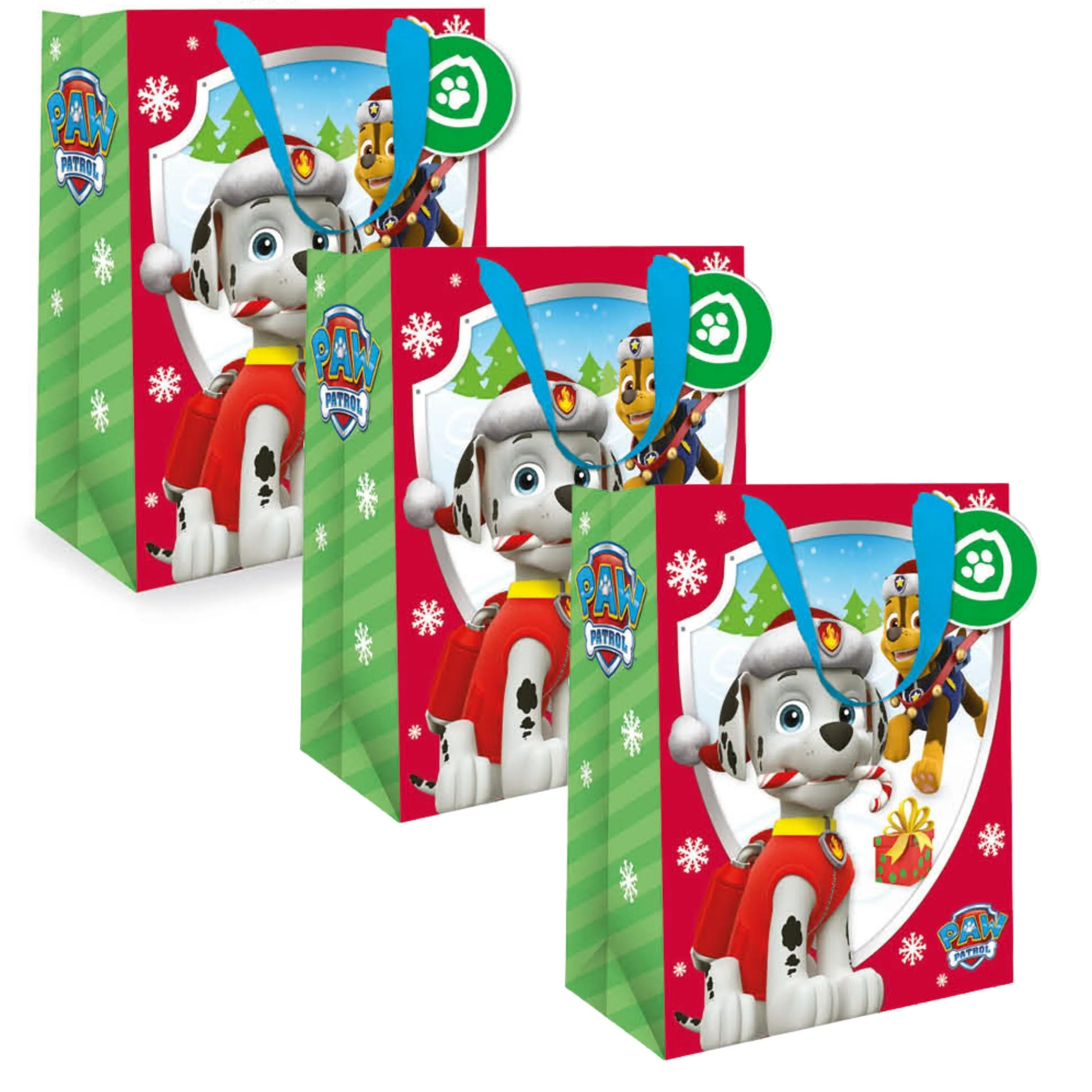 Paw Patrol Christmas Gift Bag Three Pack