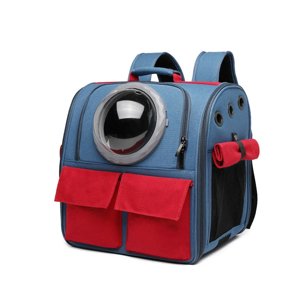 PAWS ASIA Suppliers Hot Sell Outdoor Travel Transport Large Cat Carrier Backpack Pet Bag