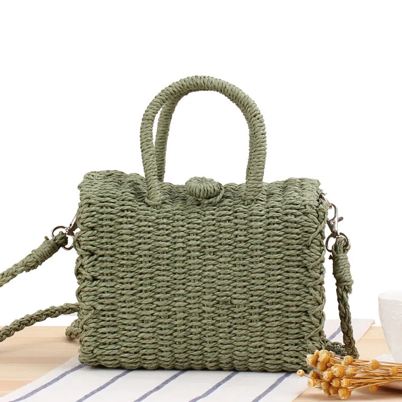 Paziye Hand Carry Woven Crossbody Bag