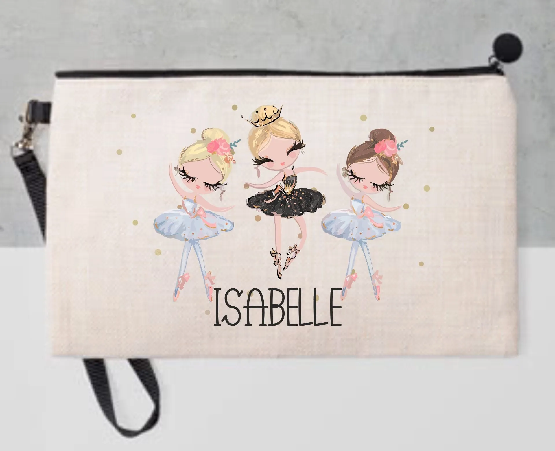 Personalised Ballerina Drawstring Bag - PE Bag - Swimming Bag - Ballet Girls - Matching Pencil Case