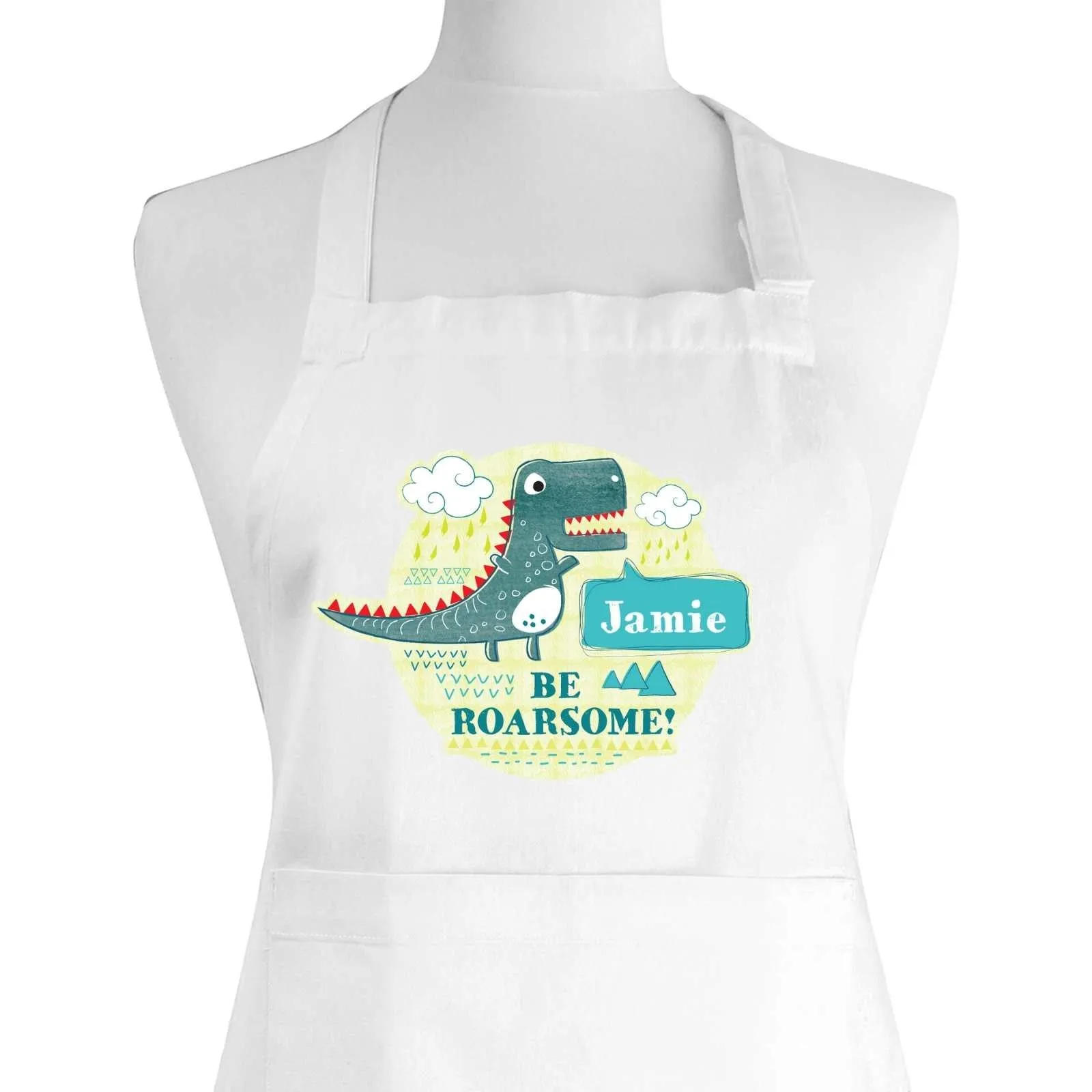 Personalised Dinosaur Children's Apron