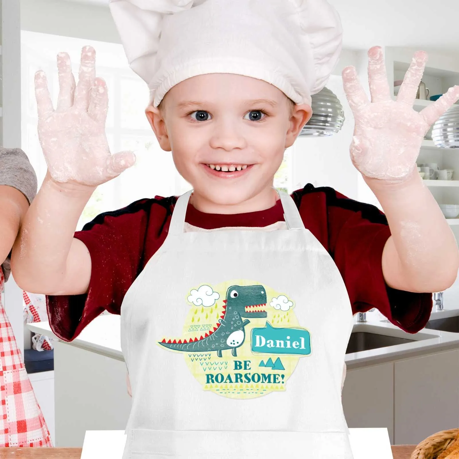 Personalised Dinosaur Children's Apron