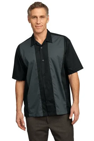 Pinball - Port Authority® Retro Camp Embroidered Shirt (S300)