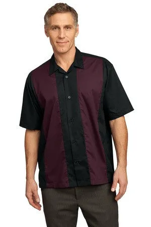 Pinball - Port Authority® Retro Camp Embroidered Shirt (S300)