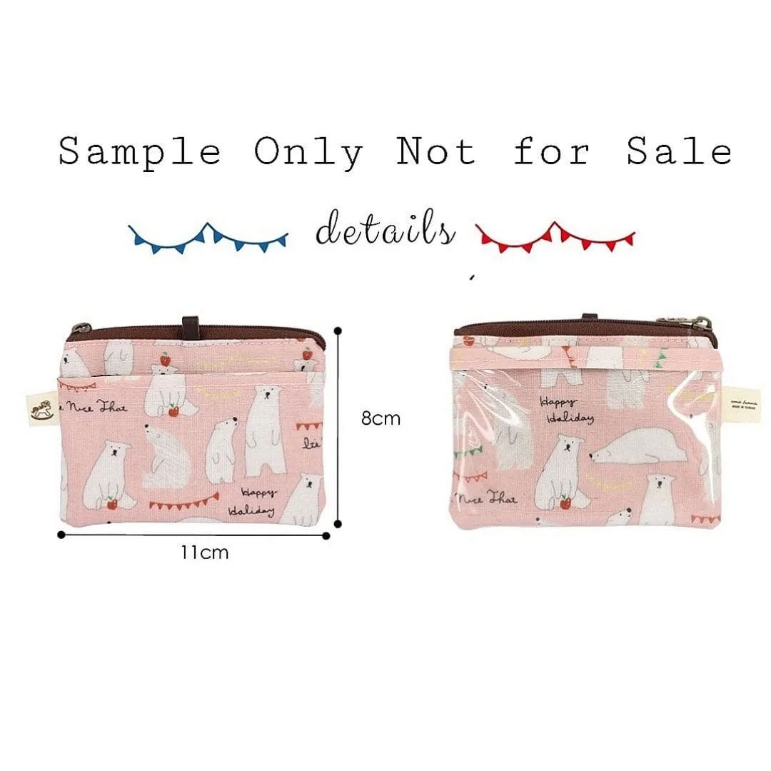 Pink Sunrise Schnauzers Card & Coin Purse