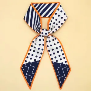 Polka Dot Scarf - Blue