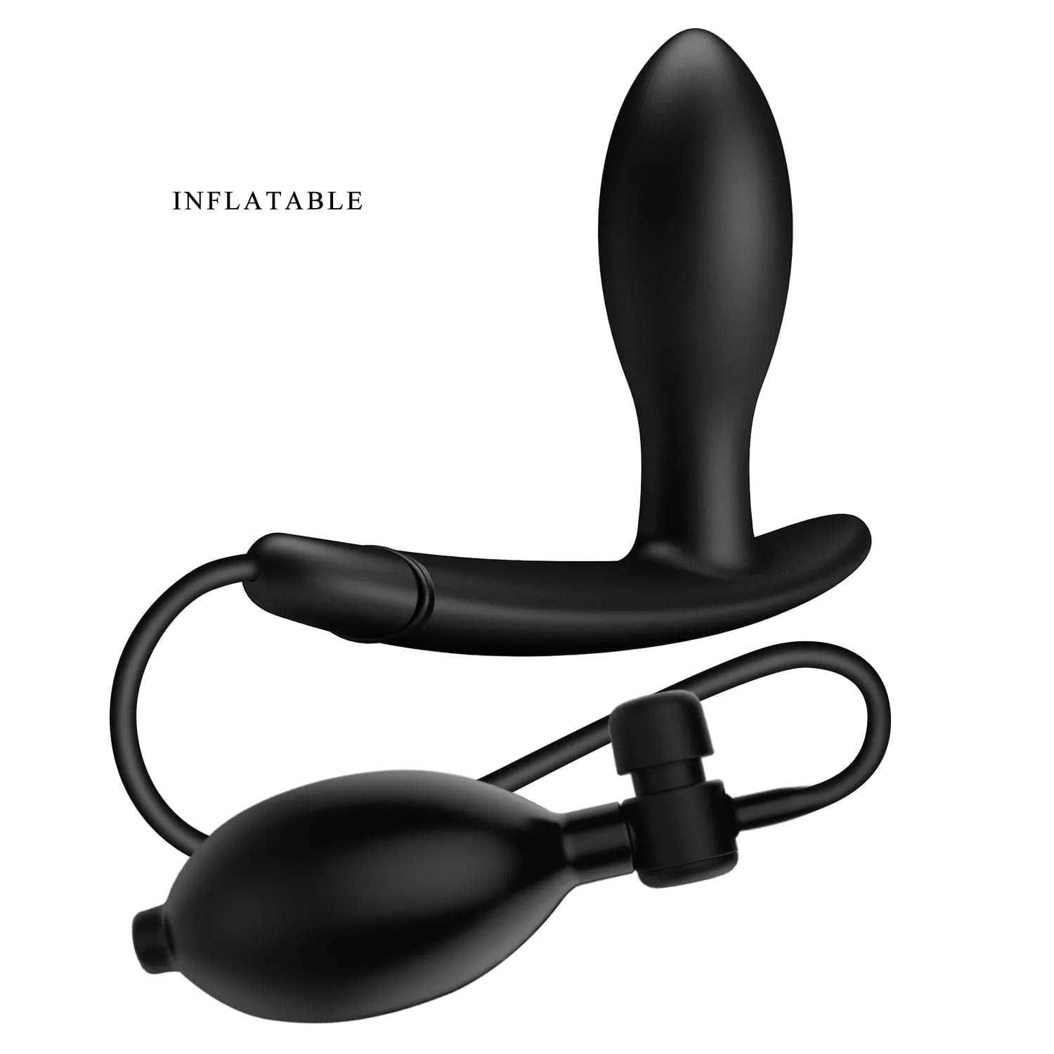 Pretty Love - Drake Inflatable Muscle Contracting Exercise Butt Plug (Black)