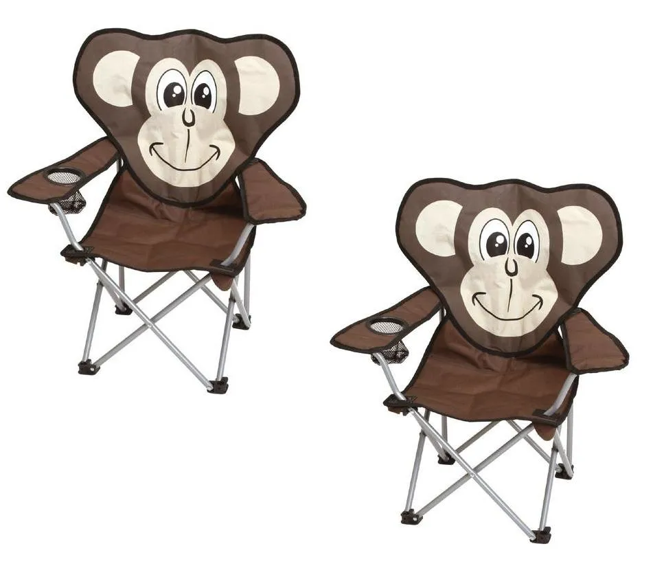 Quest Kids Animal Folding Camping Chair - Monkey