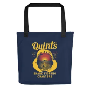 Quint's Shark Fishing Charters Tote Bag