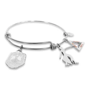 "Delta Charm" Expandable Bracelet (Stainless Steel)