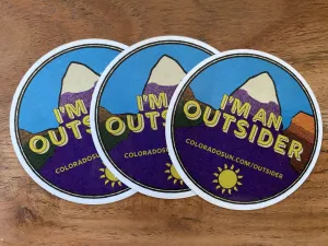 "I'm an Outsider" sticker