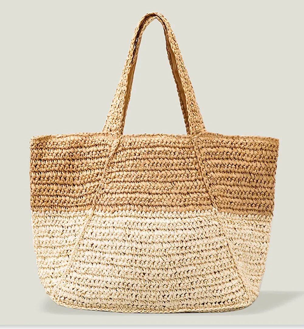 Raffia Large Shopping Bag