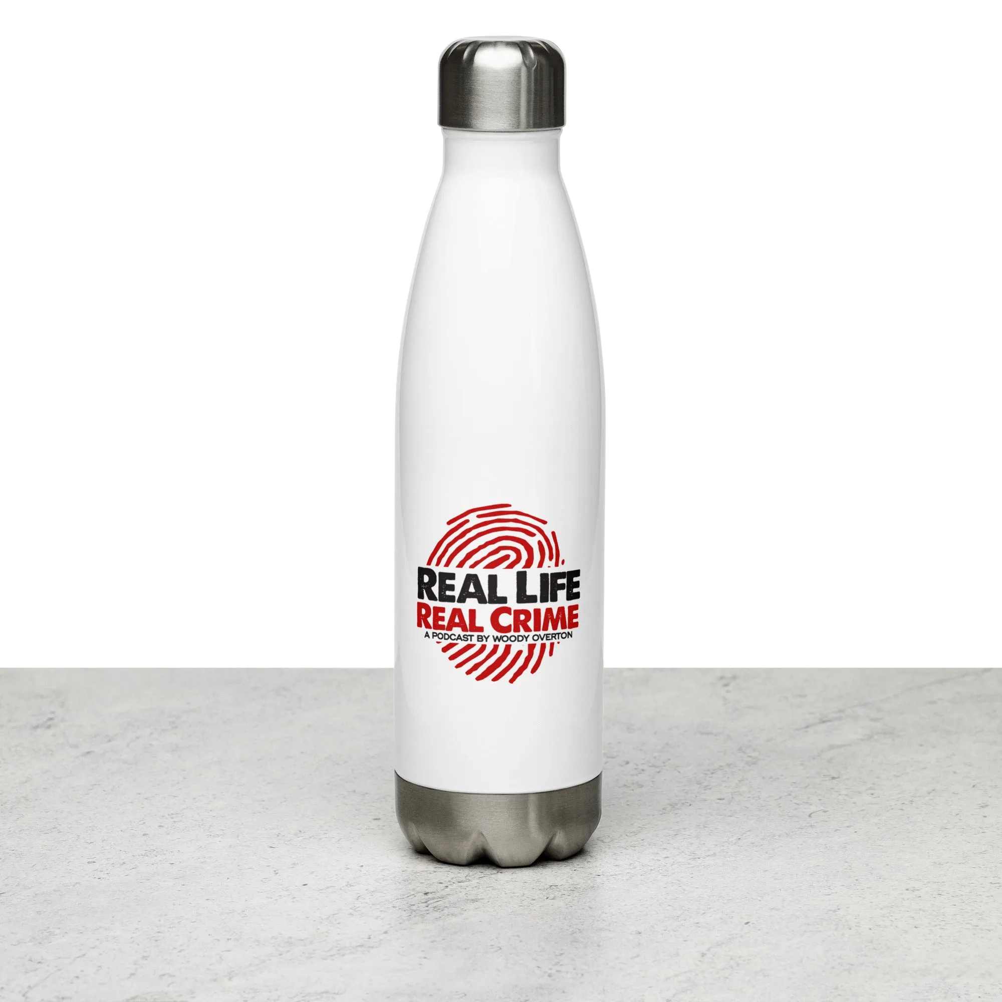 Real Life Real Crime Stainless Steel Water Bottle