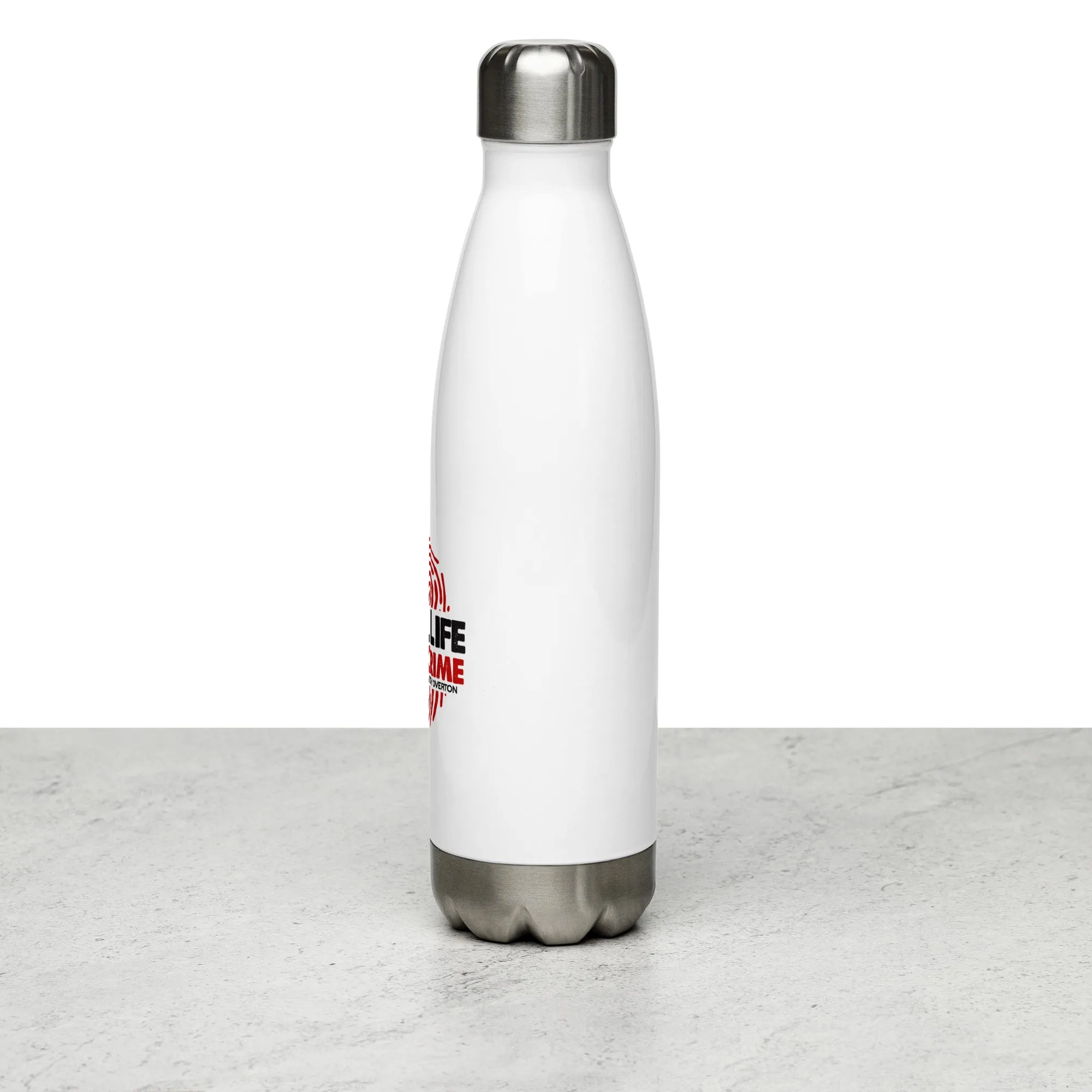 Real Life Real Crime Stainless Steel Water Bottle