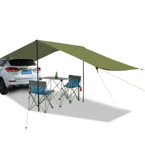 REDCAMP Portable Waterproof Auto Canopy Camper Trailer Sun Shade