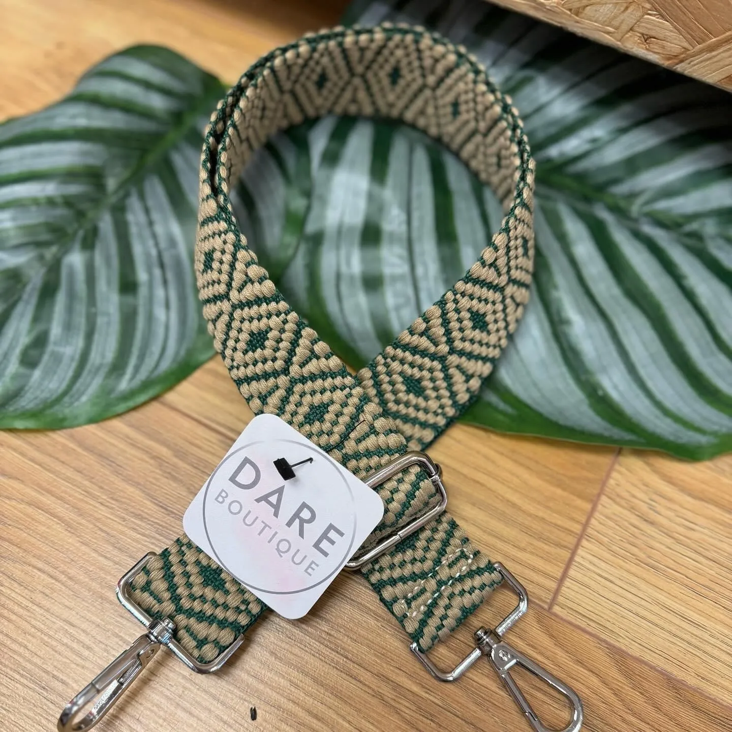 Replaceable Handbag Strap - Diamond Green