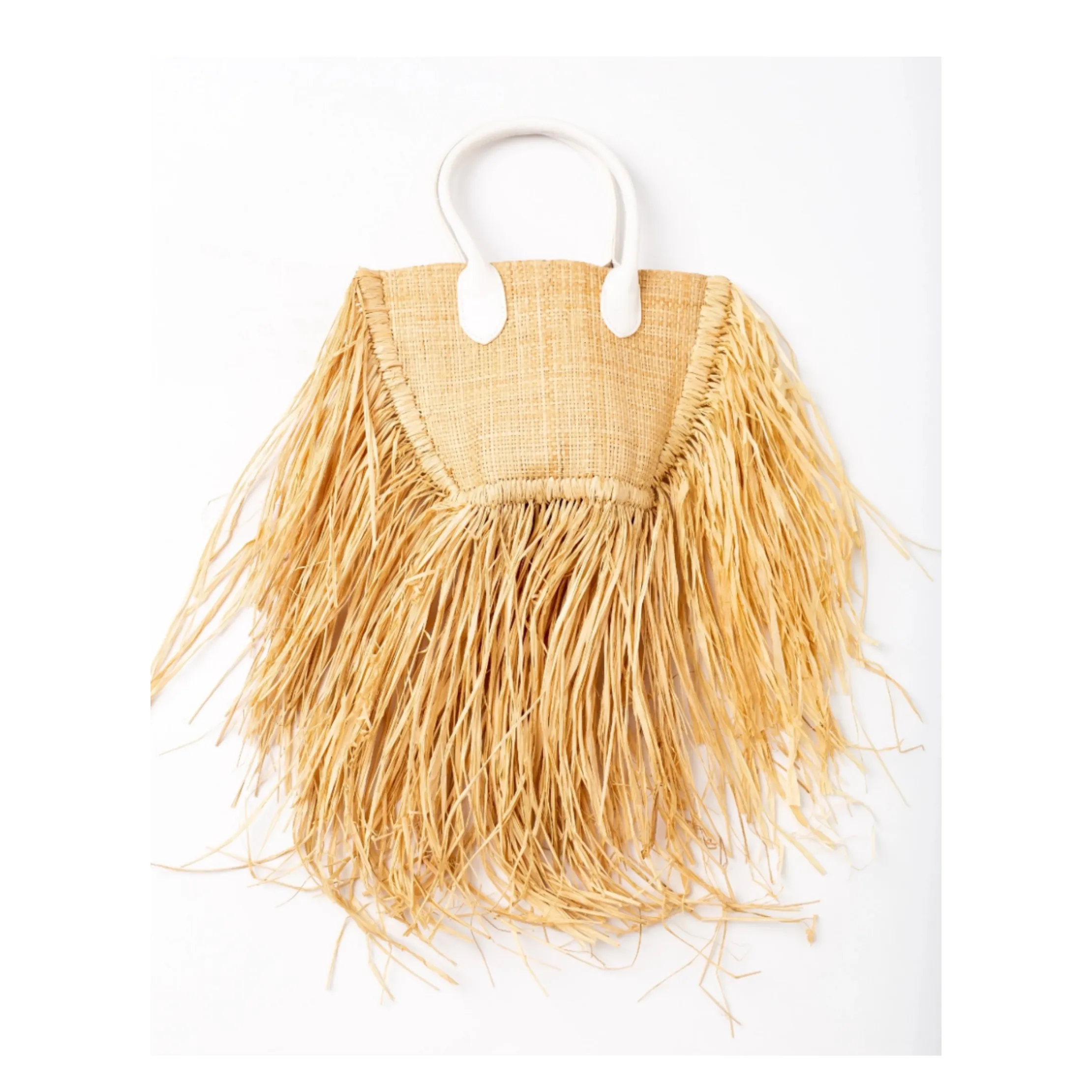 (RESTOCKED) Boho Straw Fringe Bag (2 Options)