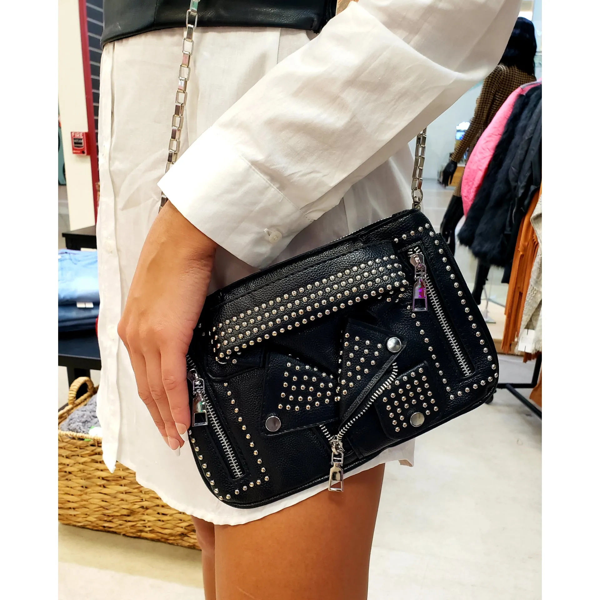 (RESTOCKED) Studded Moto Clutch