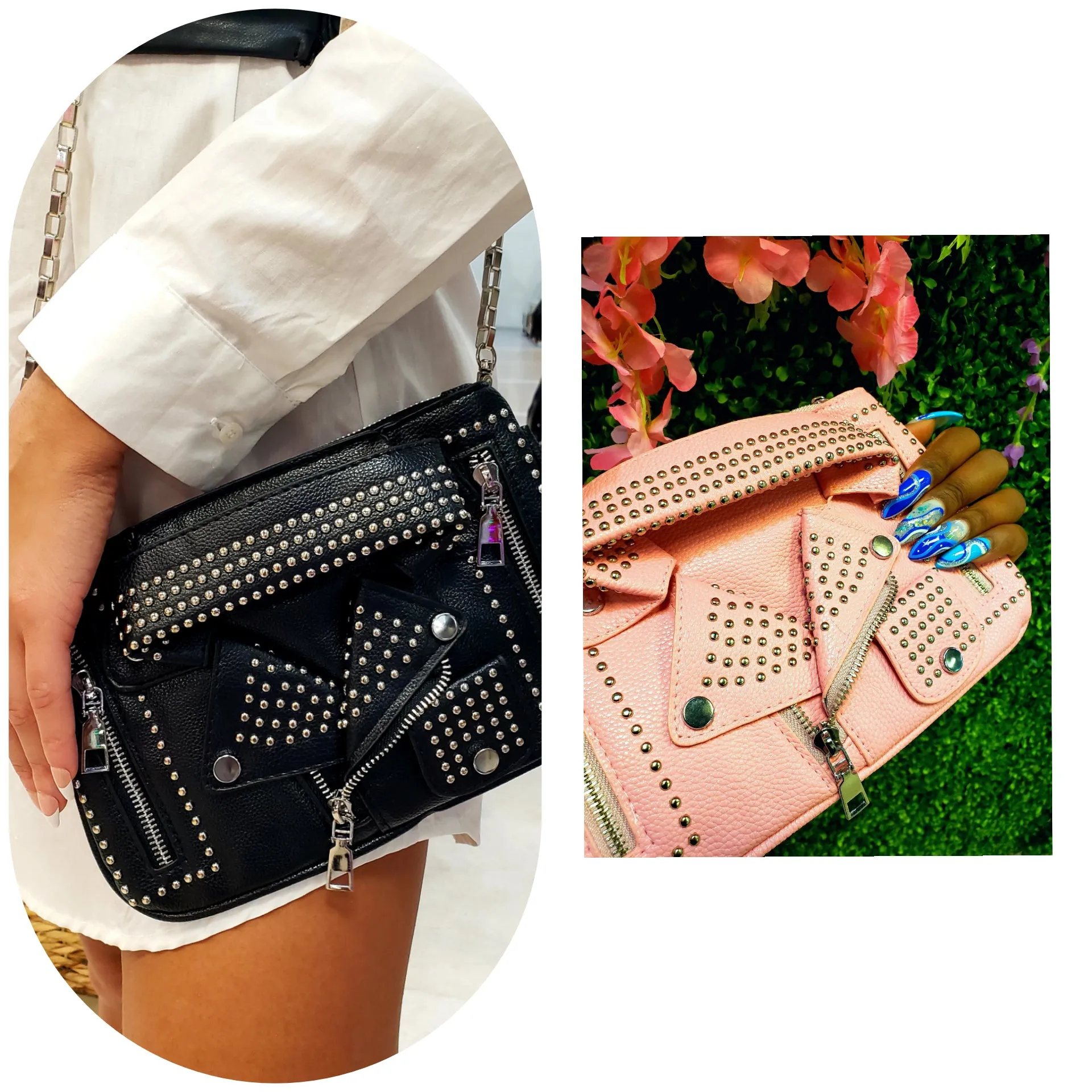 (RESTOCKED) Studded Moto Clutch