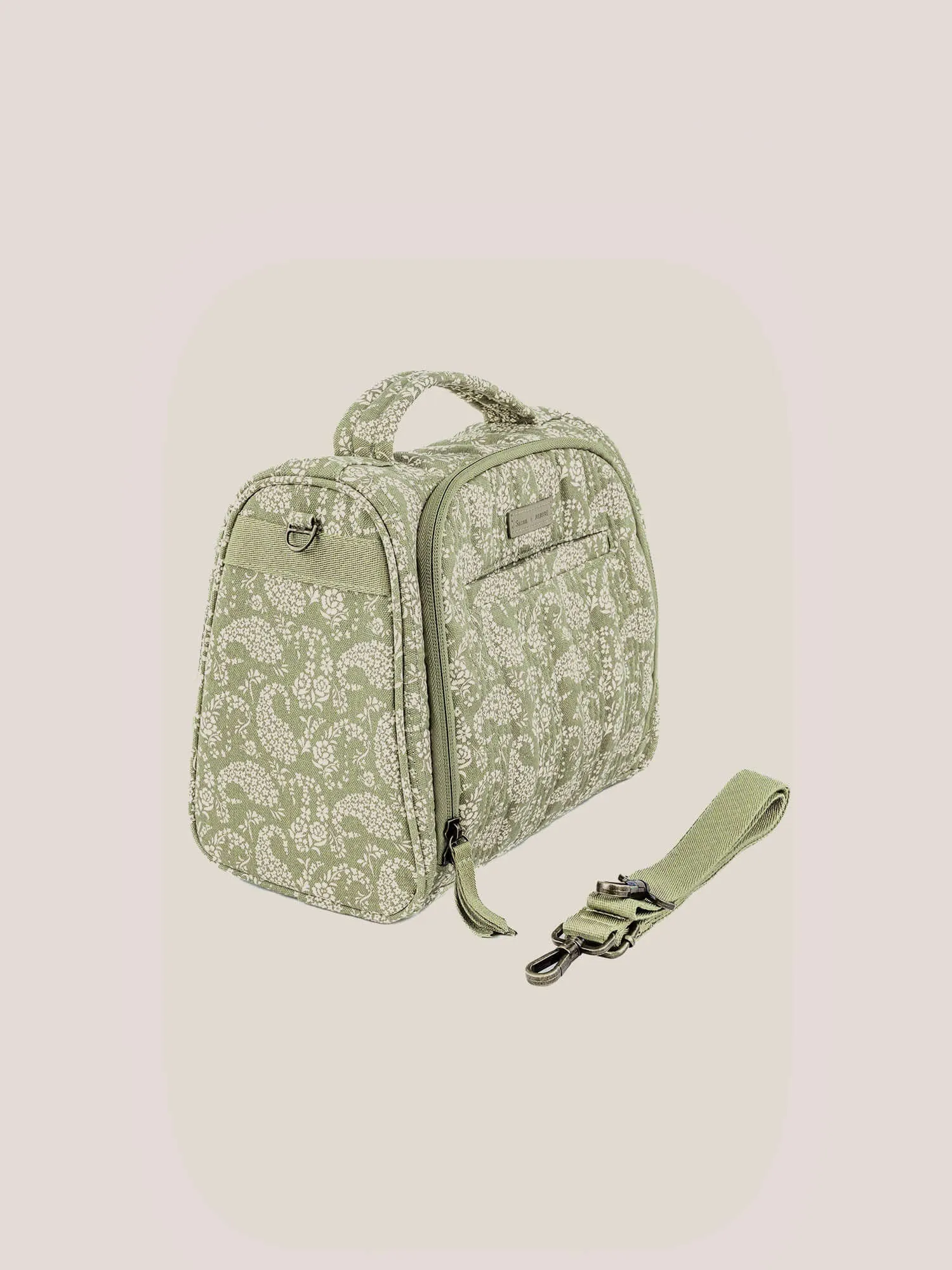 Sazan   JuJuBe Insulated Bottle Bag - Paisley Floral