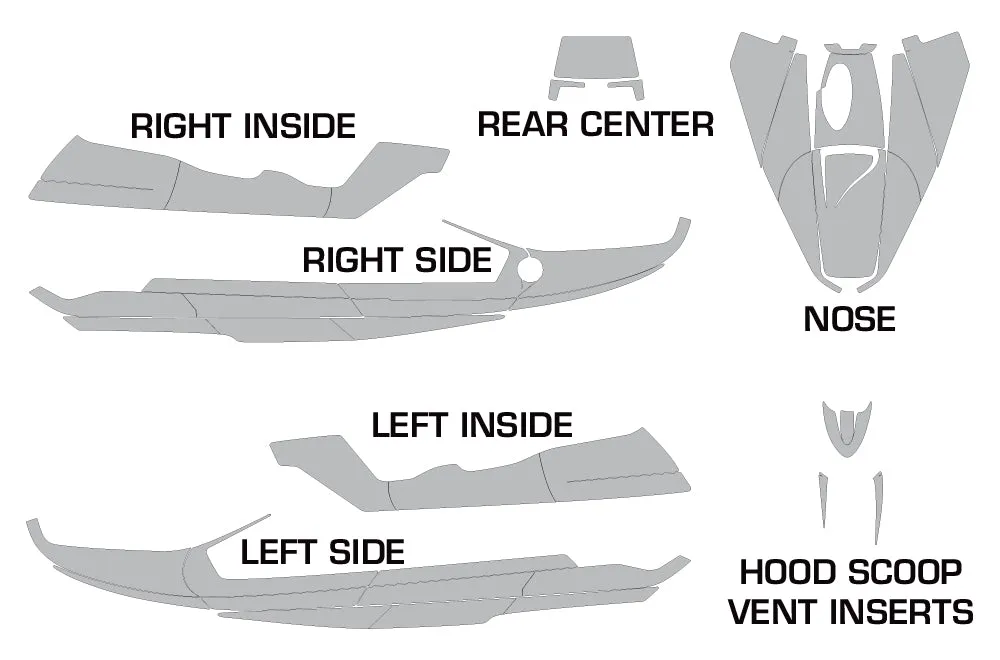 Sea Doo Bombardier GTS Jet Ski Graphics (1992-1997)