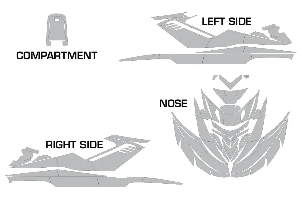 Sea Doo RXT Watercraft Graphics (2005-2009)