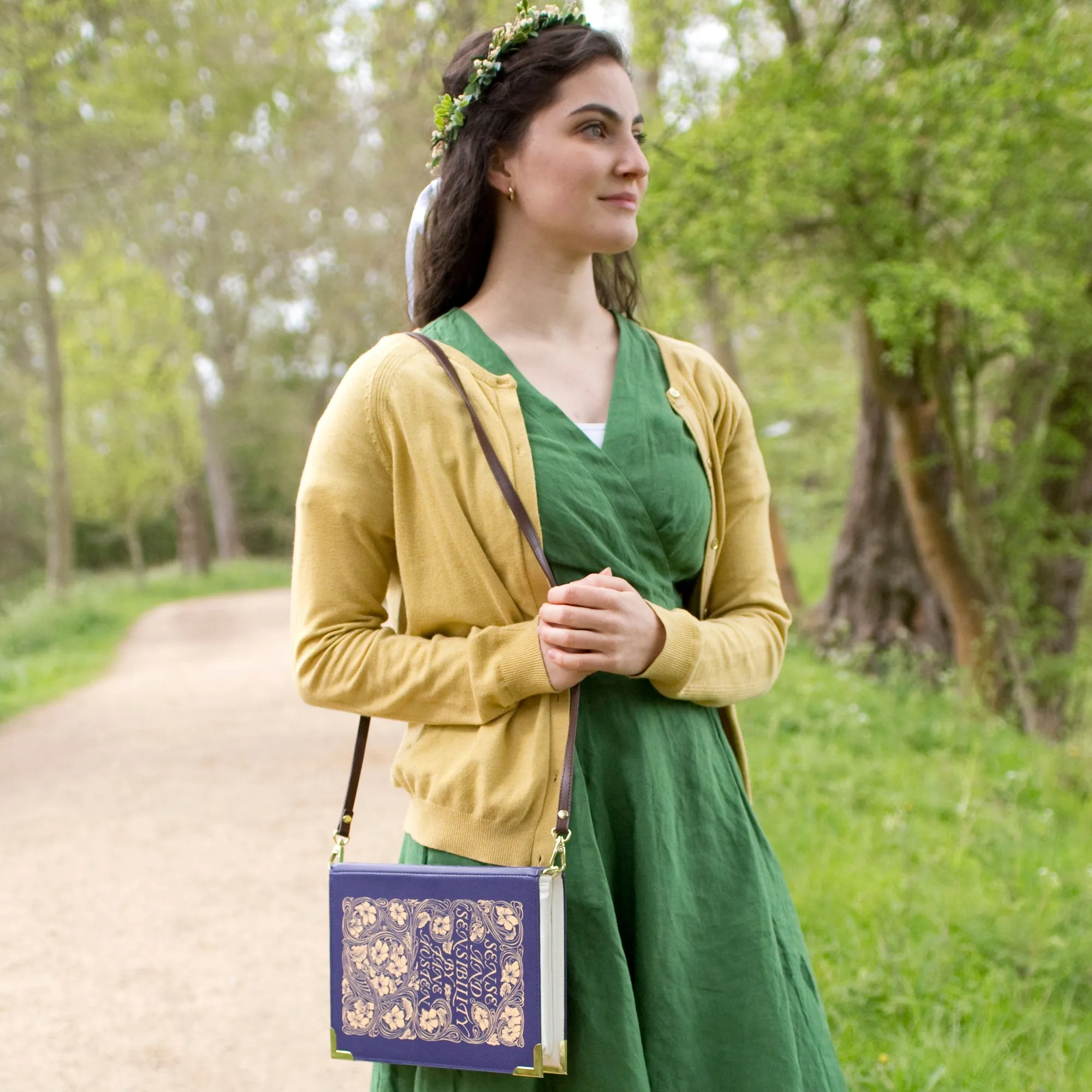 Sense and Sensibility Book Handbag Crossbody Clutch