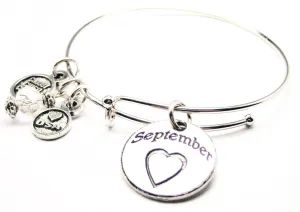 September Bangle Bracelet