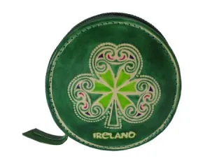 Shamrock Leather Coin Purse