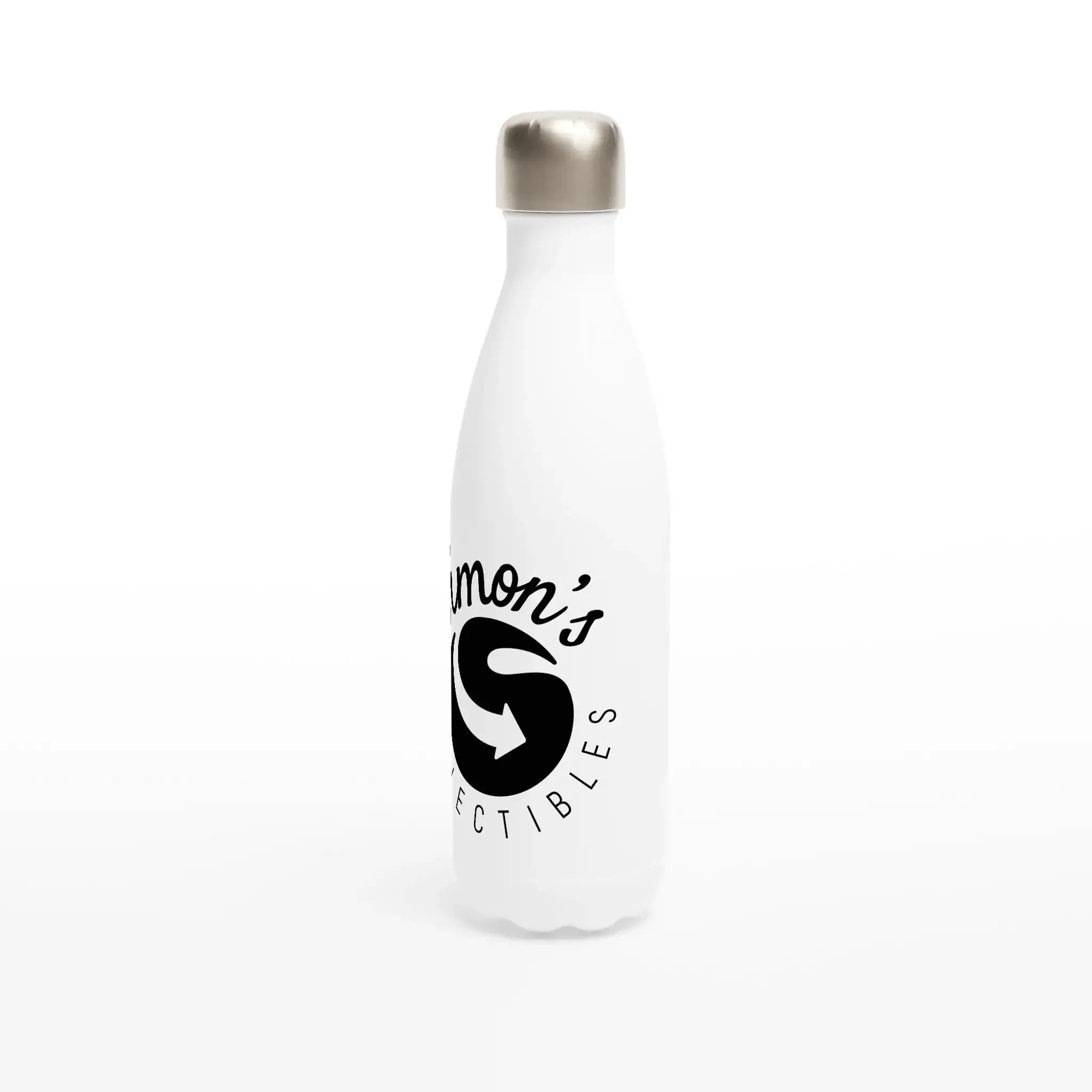 'Simon's Collectibles' White 17oz Stainless Steel Water Bottle