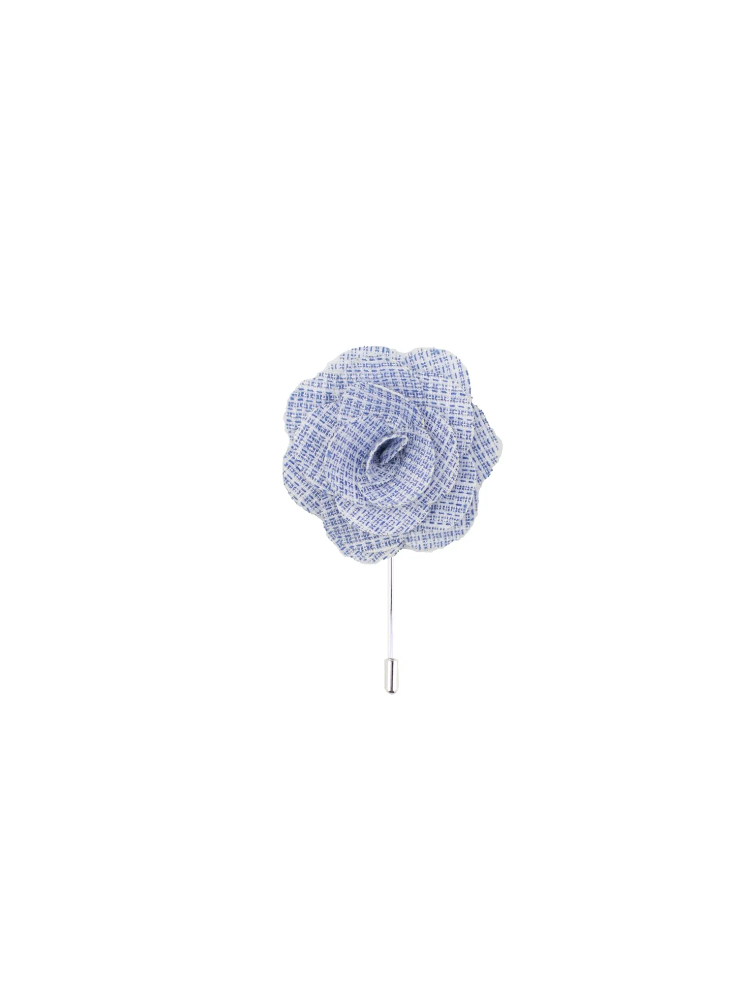 Sky Blue Textured Lapel Pin