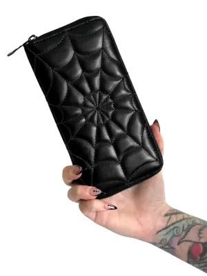 Spiderweb Wallet (All Black) FOXBLOOD