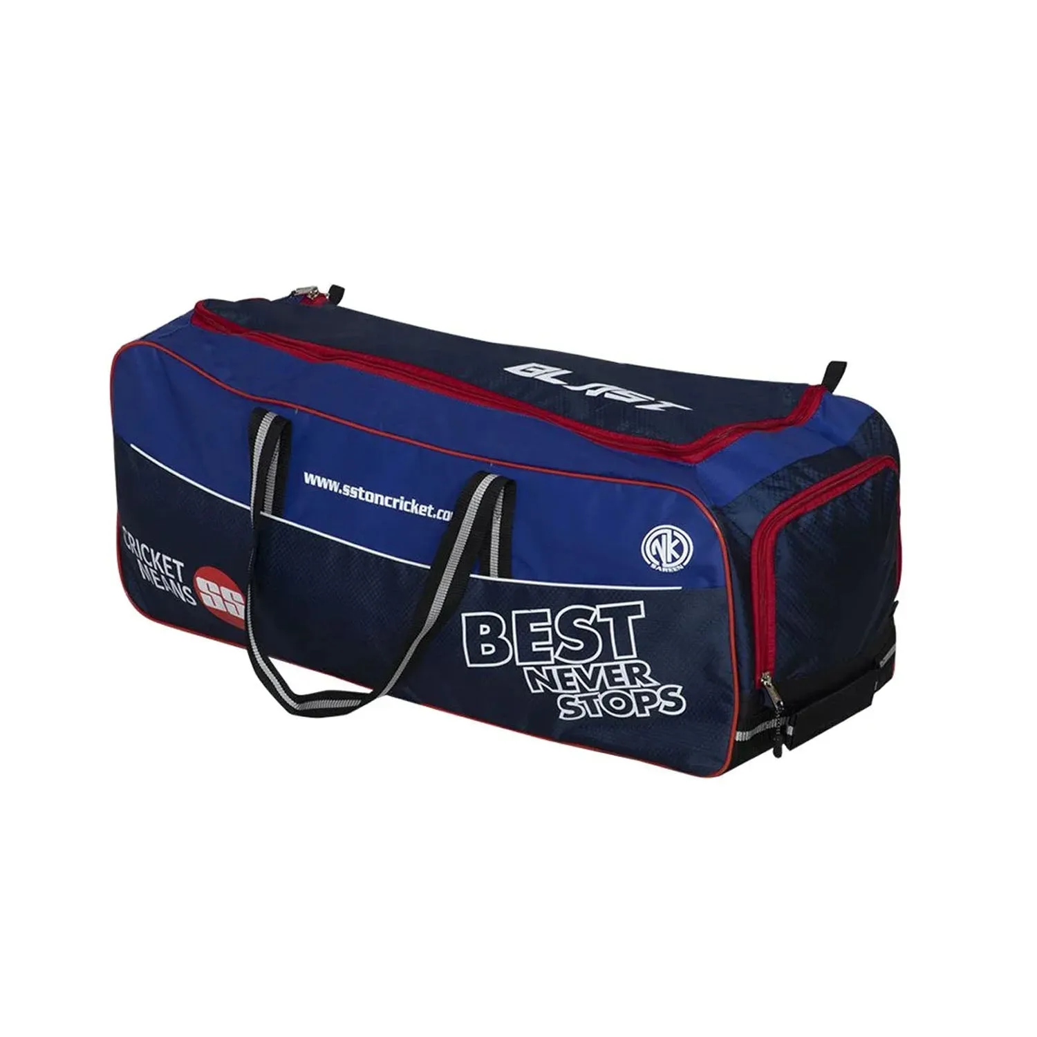 SS Blast Cricket Kit Bag with Wheels - Blue/Black