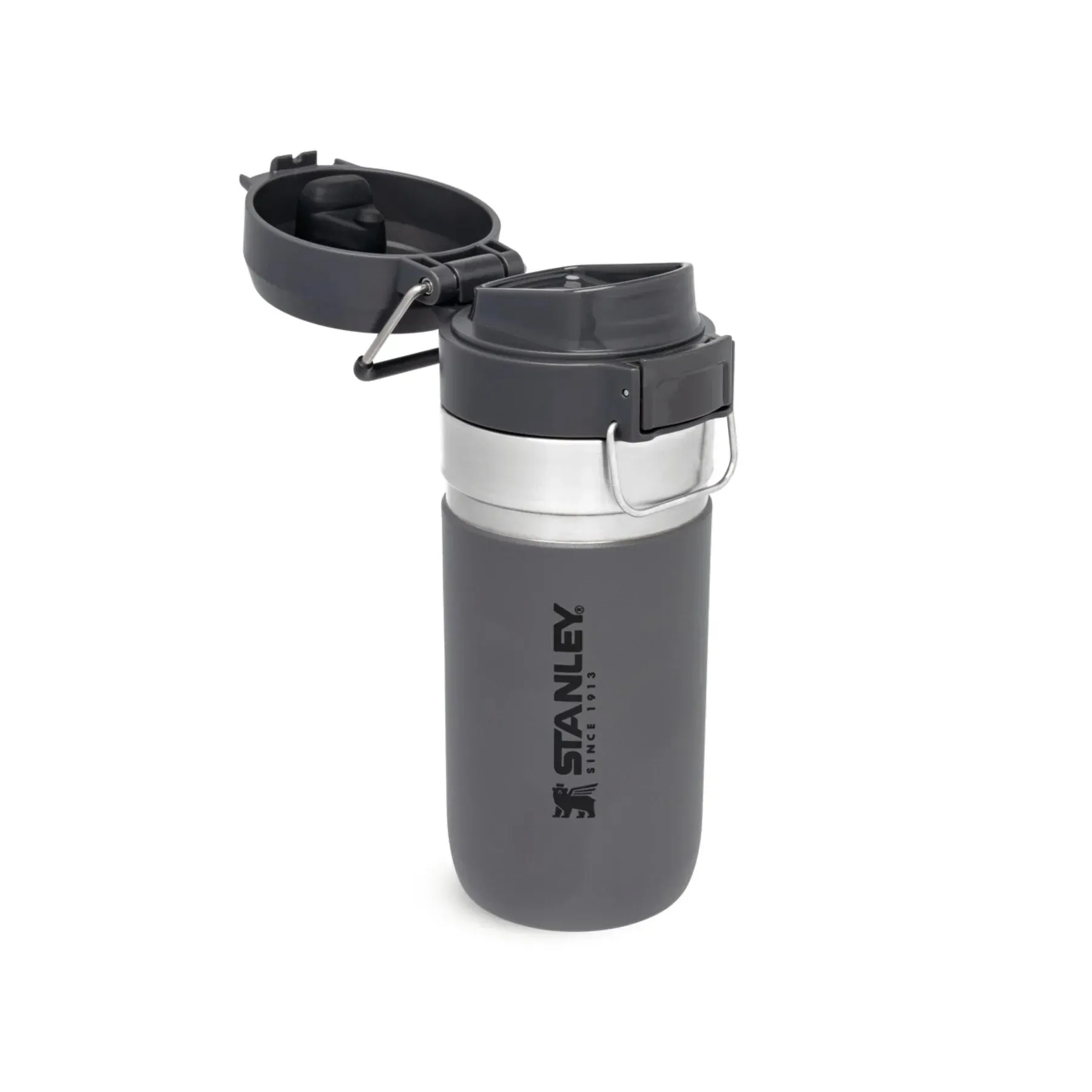 Stanley Go Quick Flip Water Bottle 0.47L Charcoal