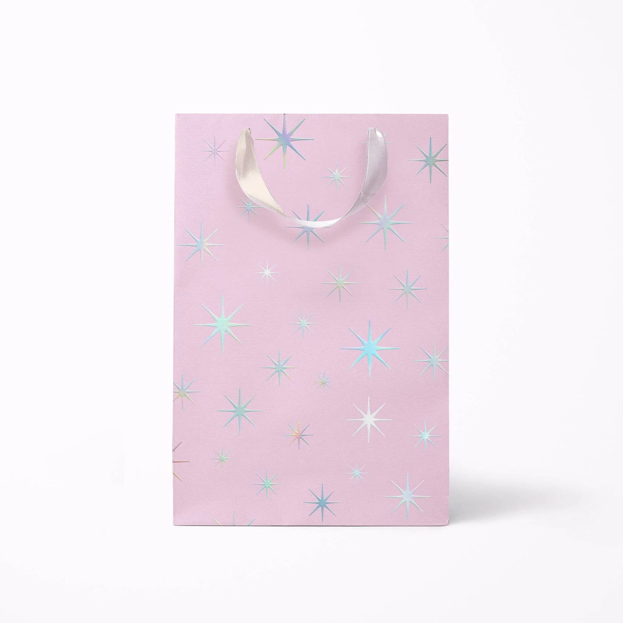 Starburst Medium Holographic Lilac Gift Bag