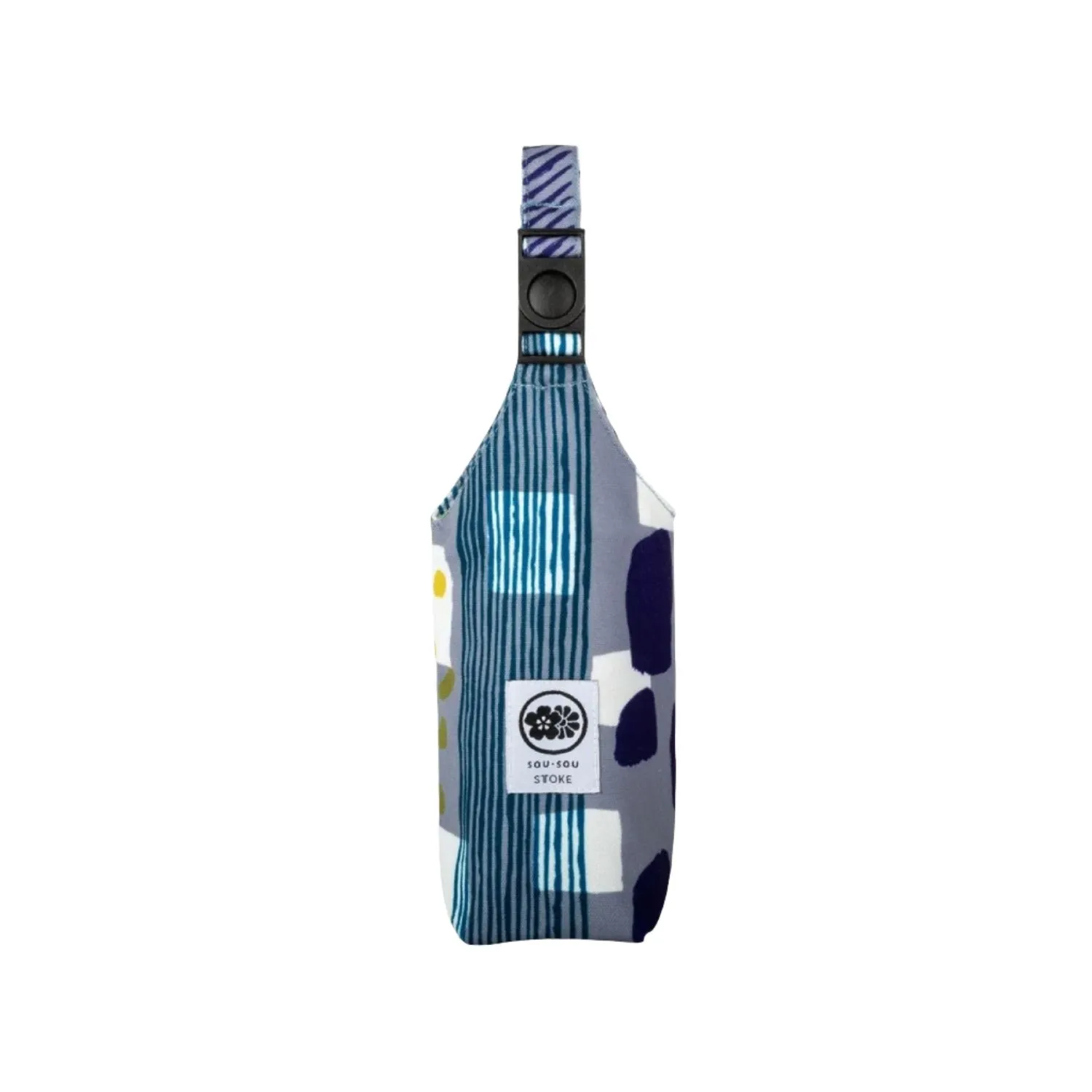 STTOKE Grey Strip Bottle Handy Bag