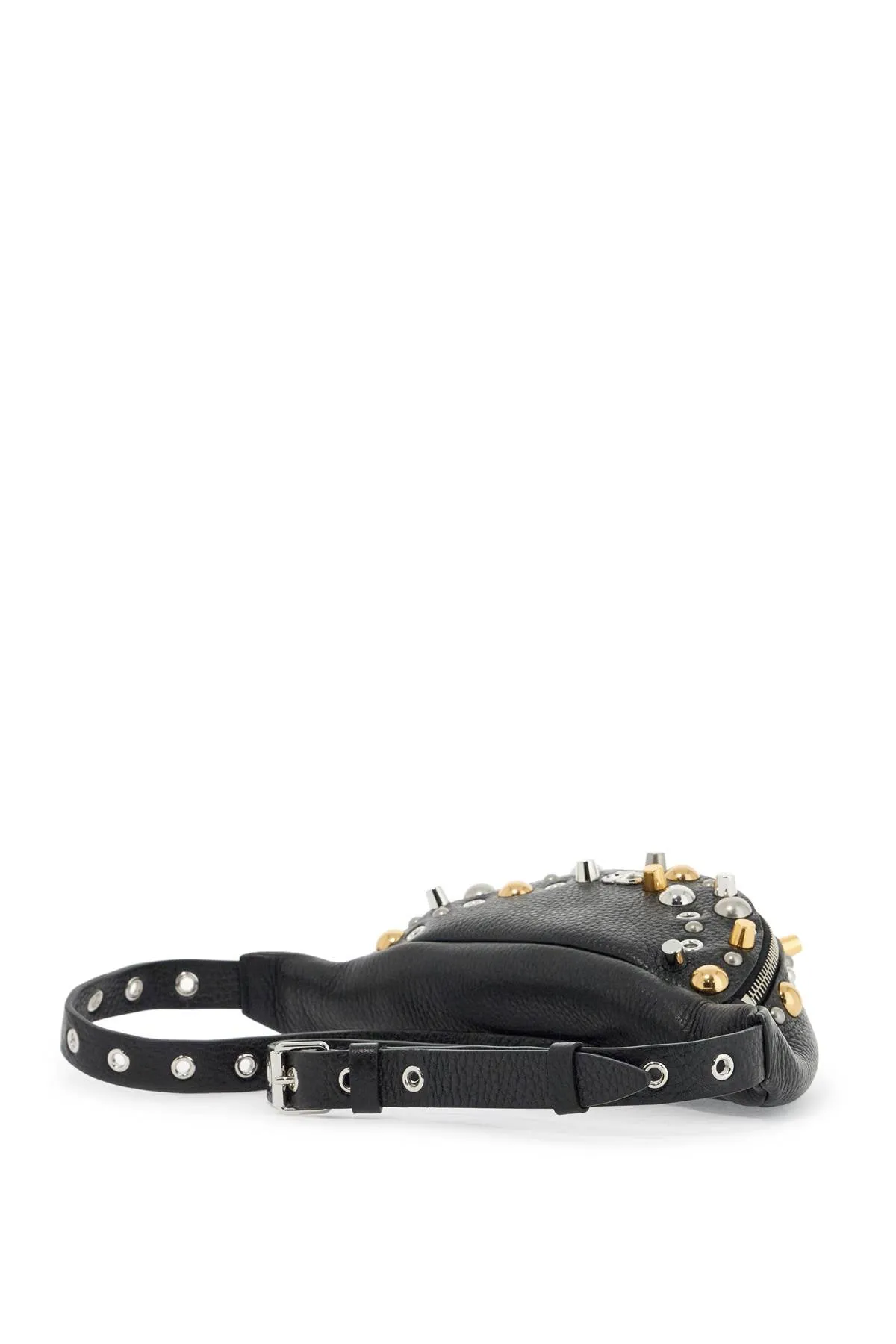 Studded Leather Belt Bag