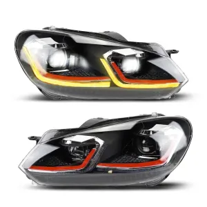 Suitable To Fit - VW Golf 6 LED Projector Headlight - Golf 7.5 GTI Style