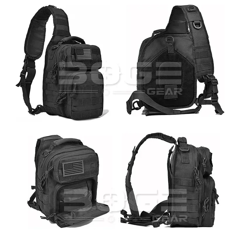 Tactical Shoulder Bag Rover Sling Pack Nylon Military Backpack Molle Assault Range Bag Hunting Accessories Diaper Day Pack Small