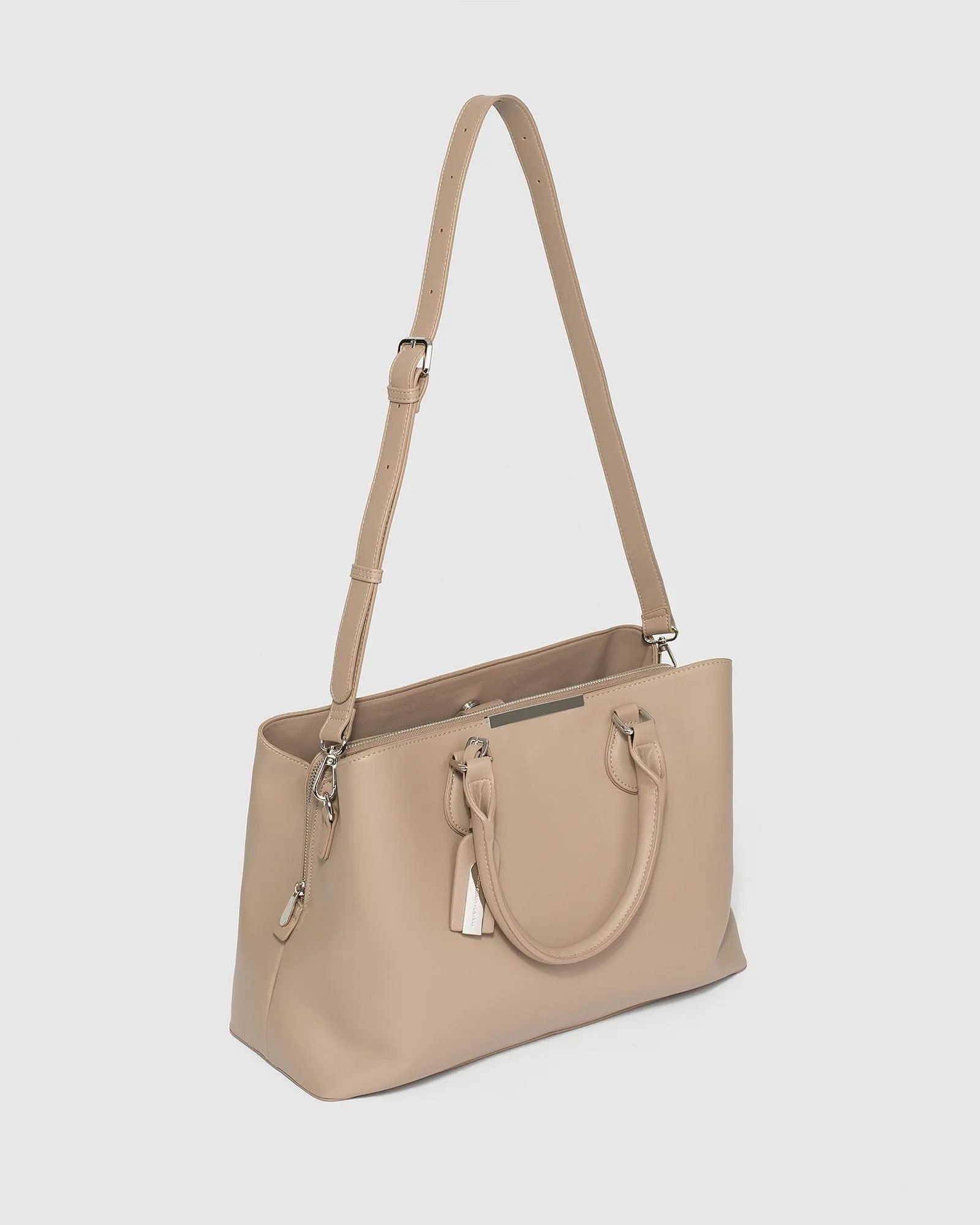 Taupe Spencer Premium Tech Tote Bag