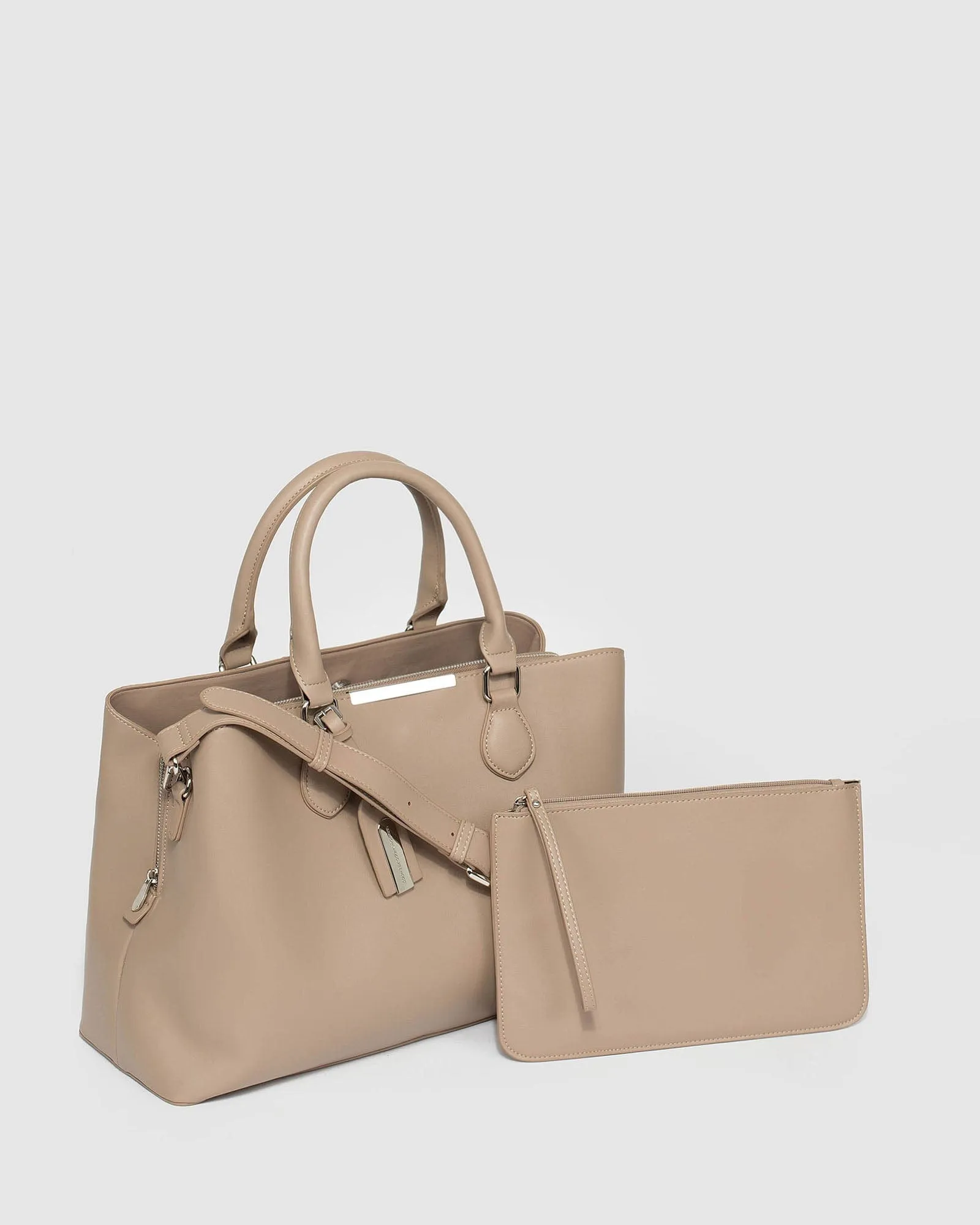 Taupe Spencer Premium Tech Tote Bag