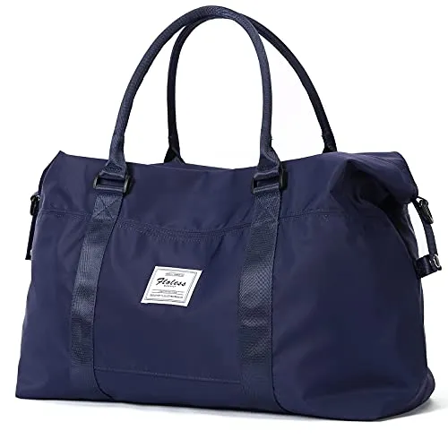 Travel Duffel Bag, Sports Tote Gym Bag, Shoulder Weekender Overnight Bag for Women