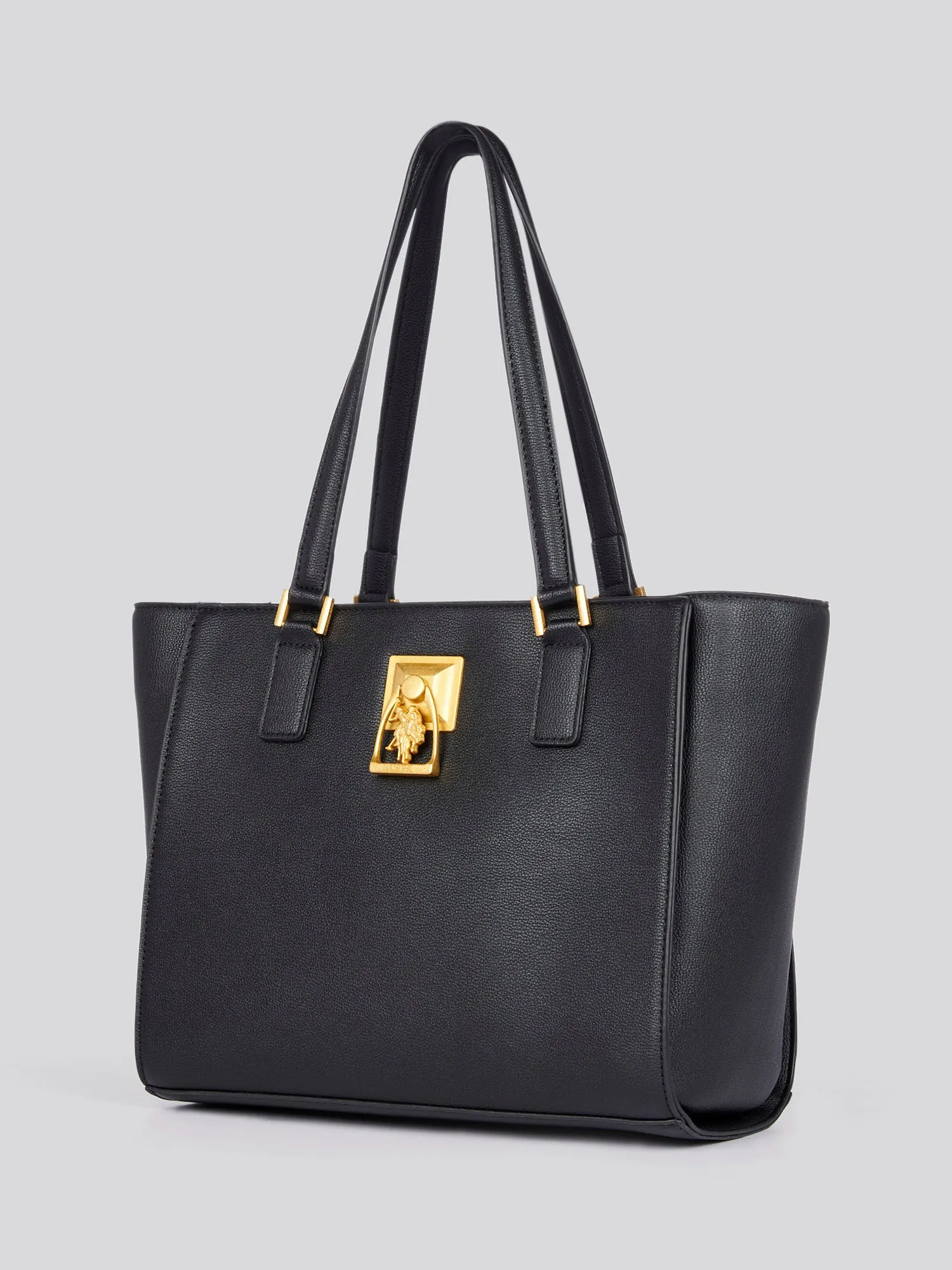 U.S. Polo Assn. Womens Earth Shopping Bag in Black