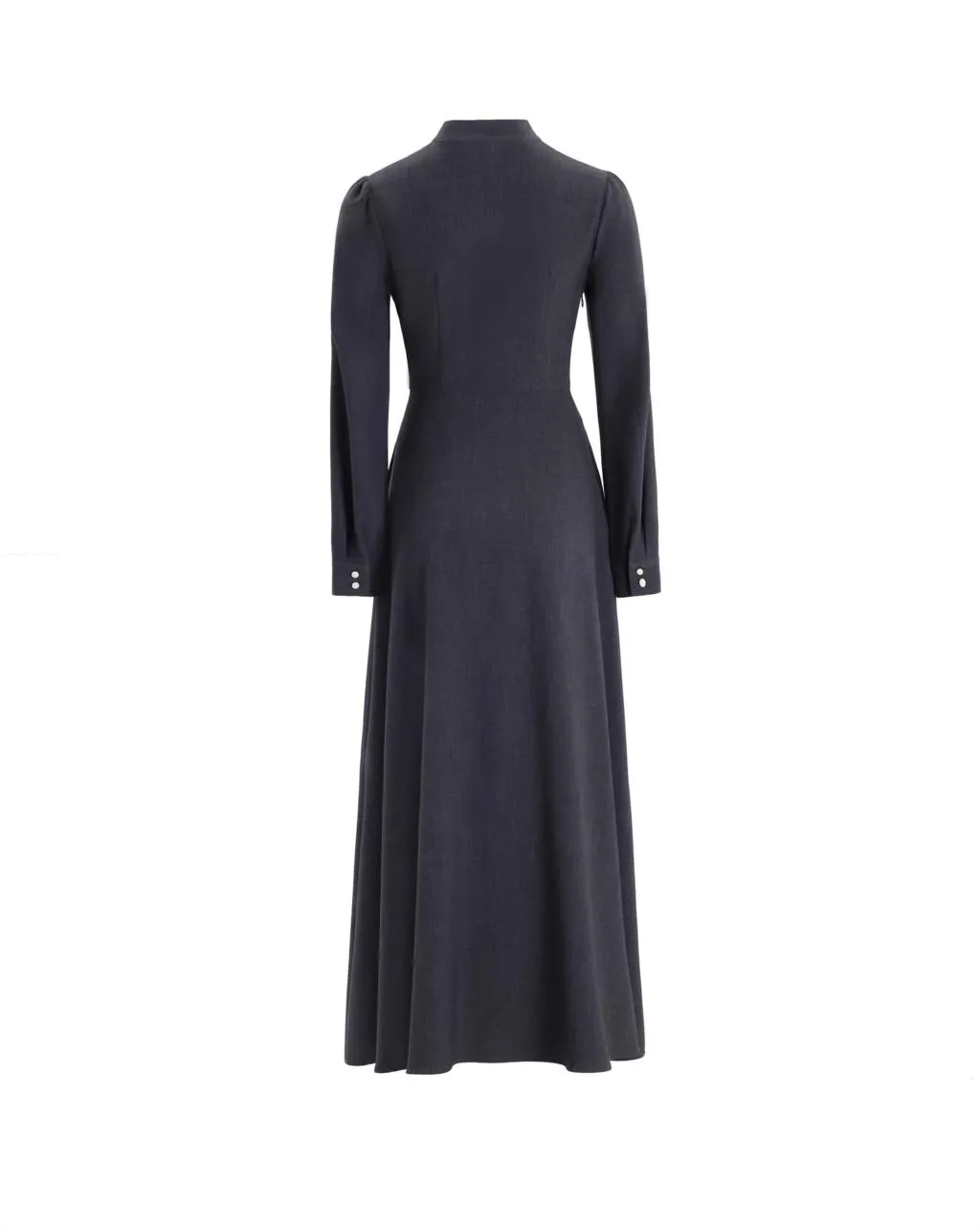 VenusFox vintage long sleeve maxi elegant dress with pocket