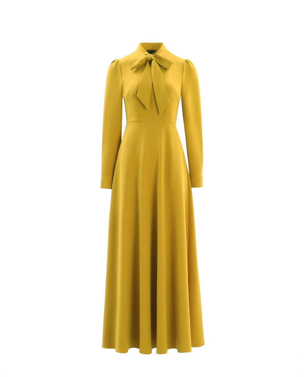 VenusFox vintage long sleeve maxi elegant dress with pocket